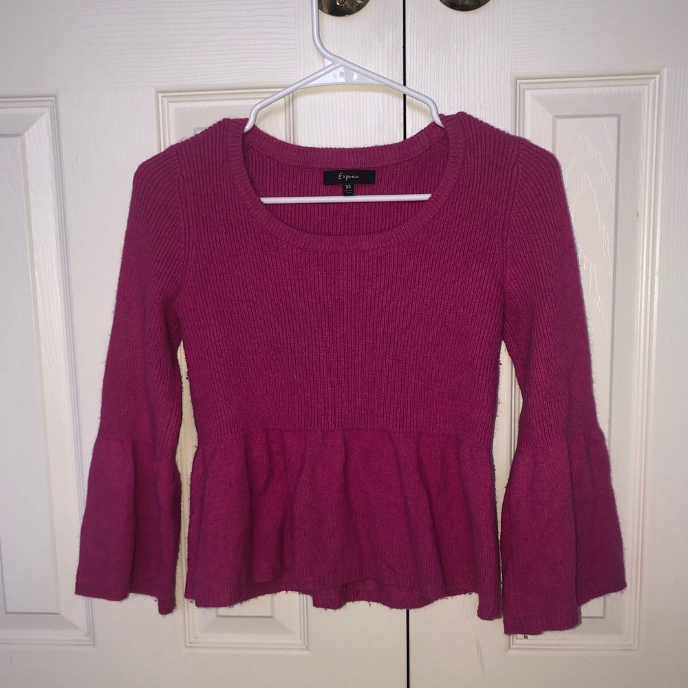 Pink sweater